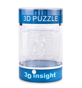 3D Головоломка Панда прозрачная