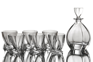 Набор для виски 7 предметов: "Лагуна" штоф и 6 стаканов
