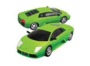 3D модель-пазл Lamborgini матовый зеленый