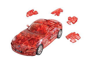 3D пазл BMW Z4 полупрозрачный красный