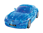 3D модель-пазл BMW Z4 полупрозрачный синий