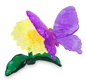 3D головоломка Бабочка фиолетовая