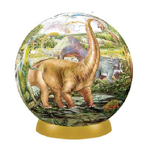 Шаровой Пазл Динозавры (60 деталей,7,6 см)
