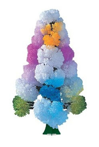 Волшебные кристаллы Чудесная ёлочка разноцветная