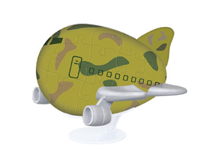 3D Пазл Военный самолетик 11,5 см