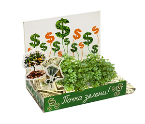 Подарочный набор Живая открытка Вырасти зелень