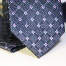 Набор Aristokrat галстук с платком темно-сиреневого цвета с декоративным рисунком