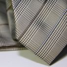 Набор Aristokrat галстук с платком серого цвета с косыми линиями